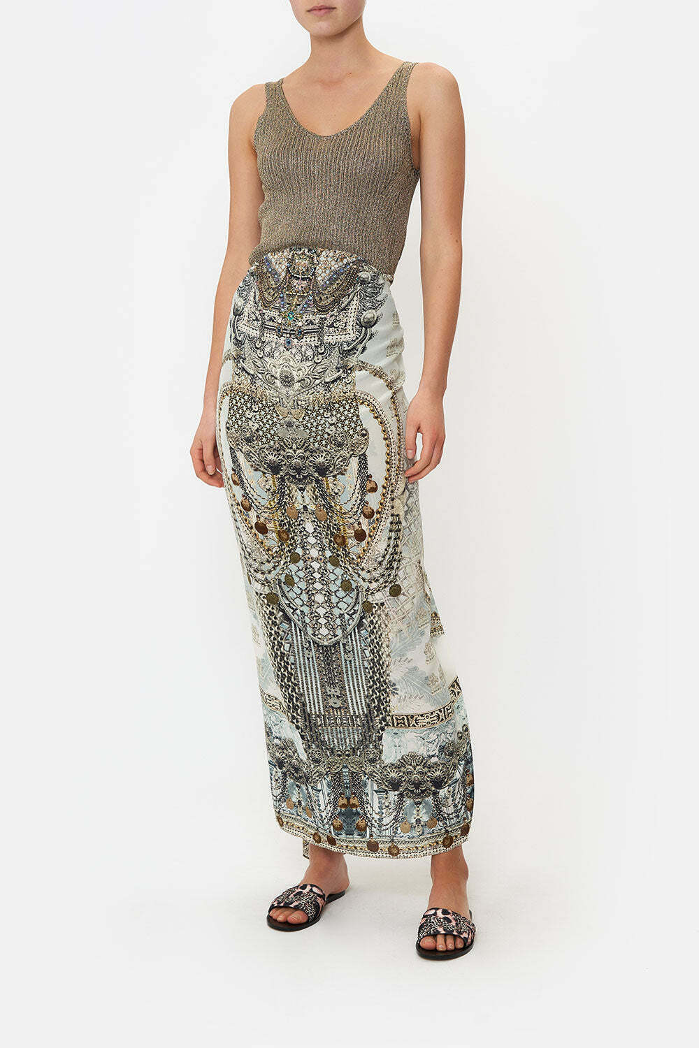 ROUND NECK KAFTAN FREE ESPIRITU