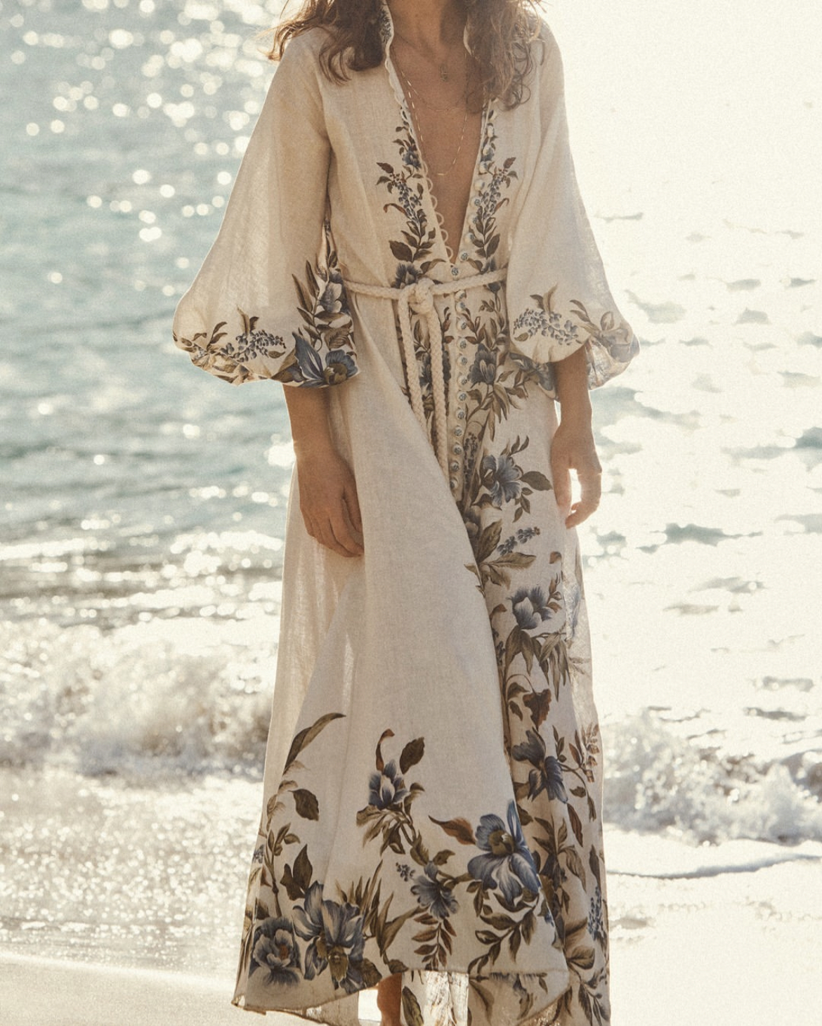 zimmermann aliane linen maxi dress Zimmermann Aliane Billow Dress