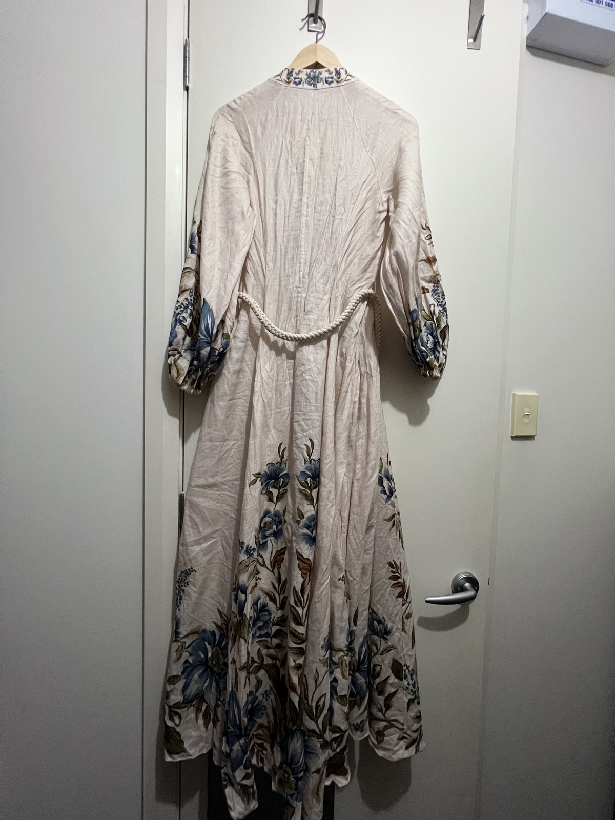 sachin and babi light blue dress Zimmermann Aliane Embroided Mini Dress Size 6-8 main image 1