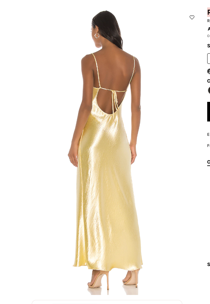 yellow silk dress revolve Best Lace Dresses In Yellow