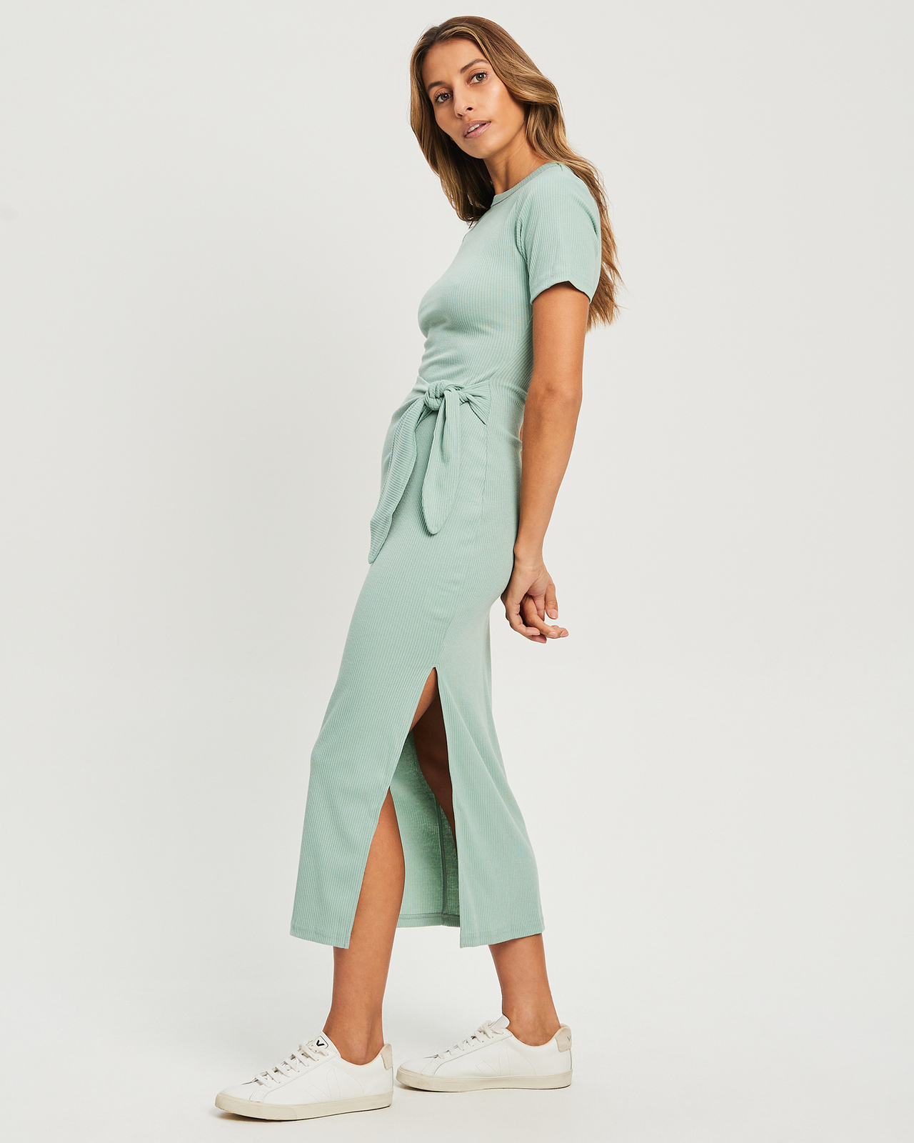 Tie Midi Dress