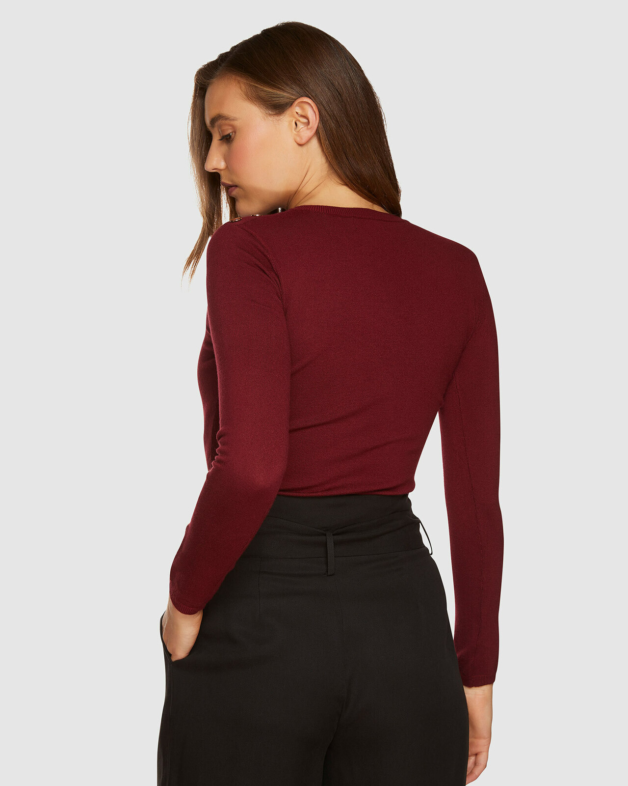 Emma Button Knit