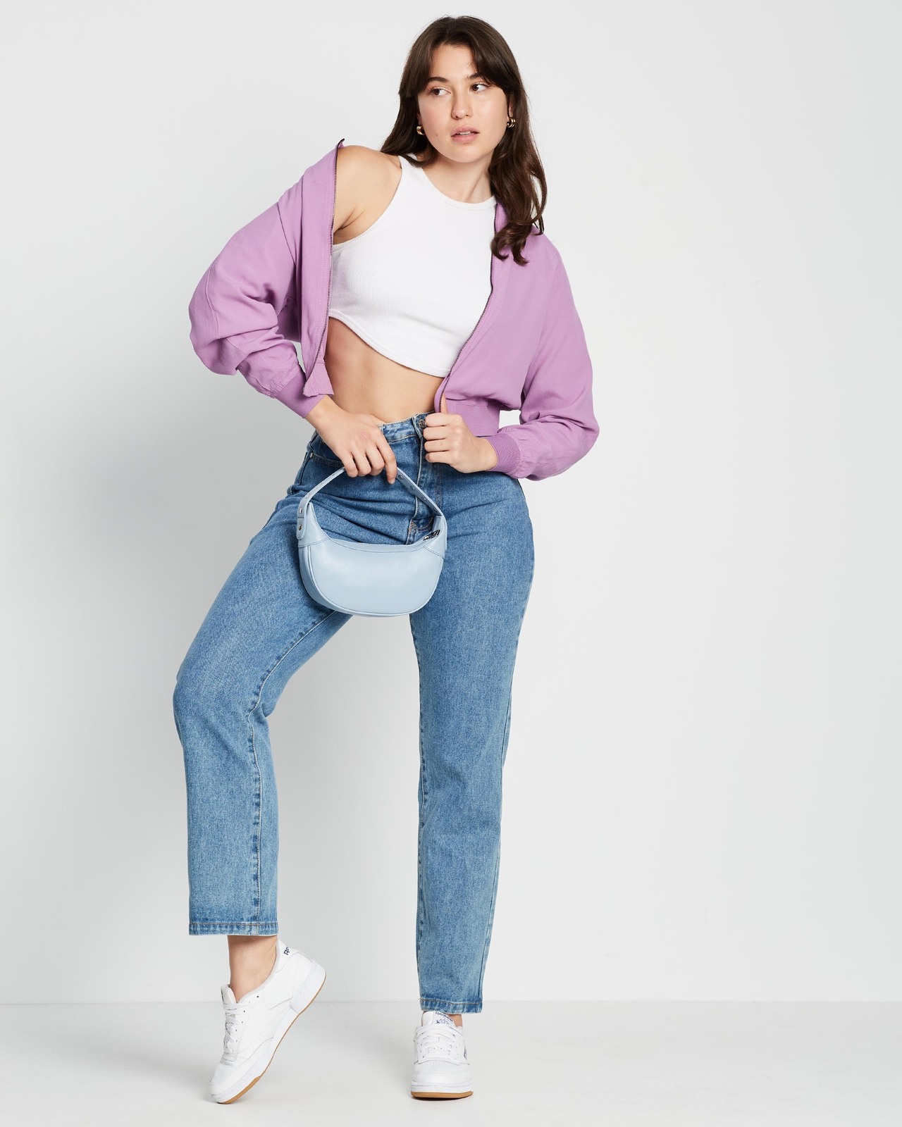 Lightweight Drape Bomber Jacket