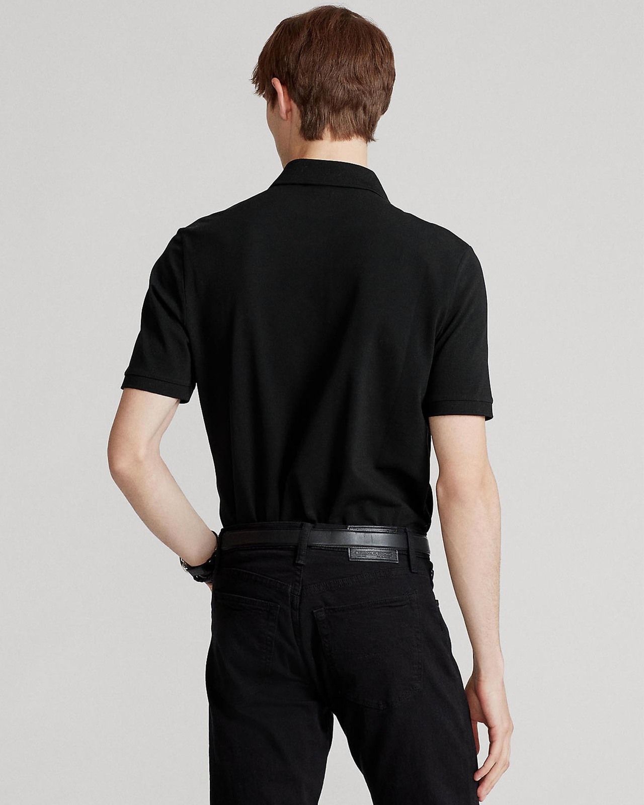 Short Sleeve Zip Polo