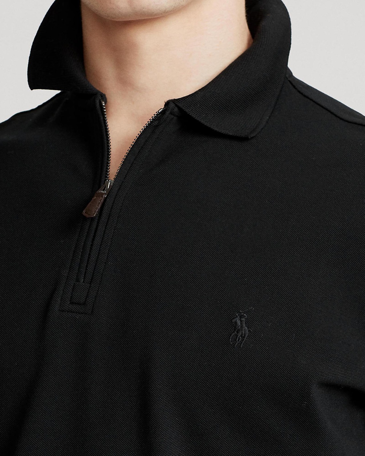 Short Sleeve Zip Polo