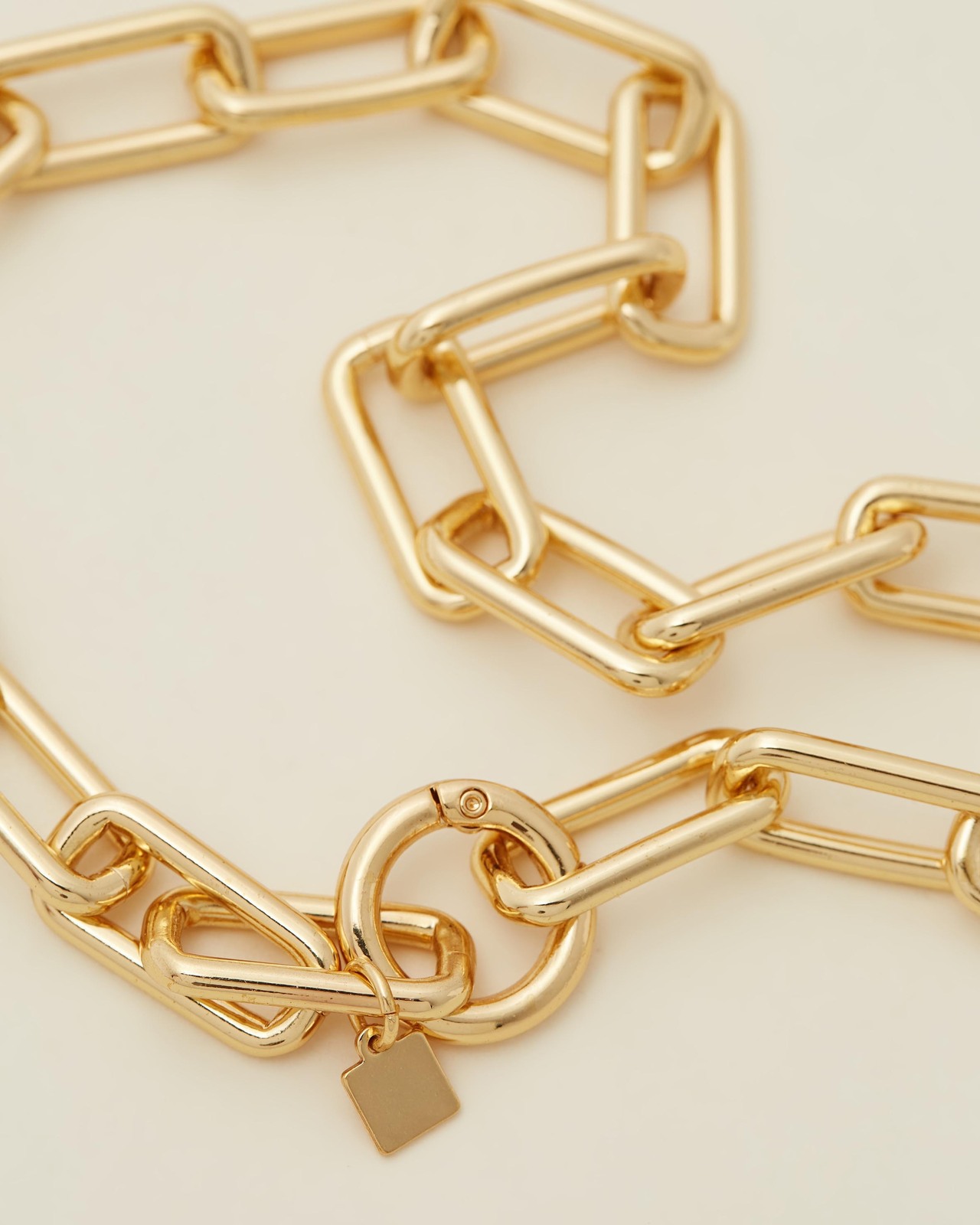 Rectangular Link Necklace