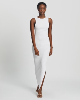 bec and bridge riviera midi dress Bec & Bridge - Riviera Knit Midi Dress - Sky Blue