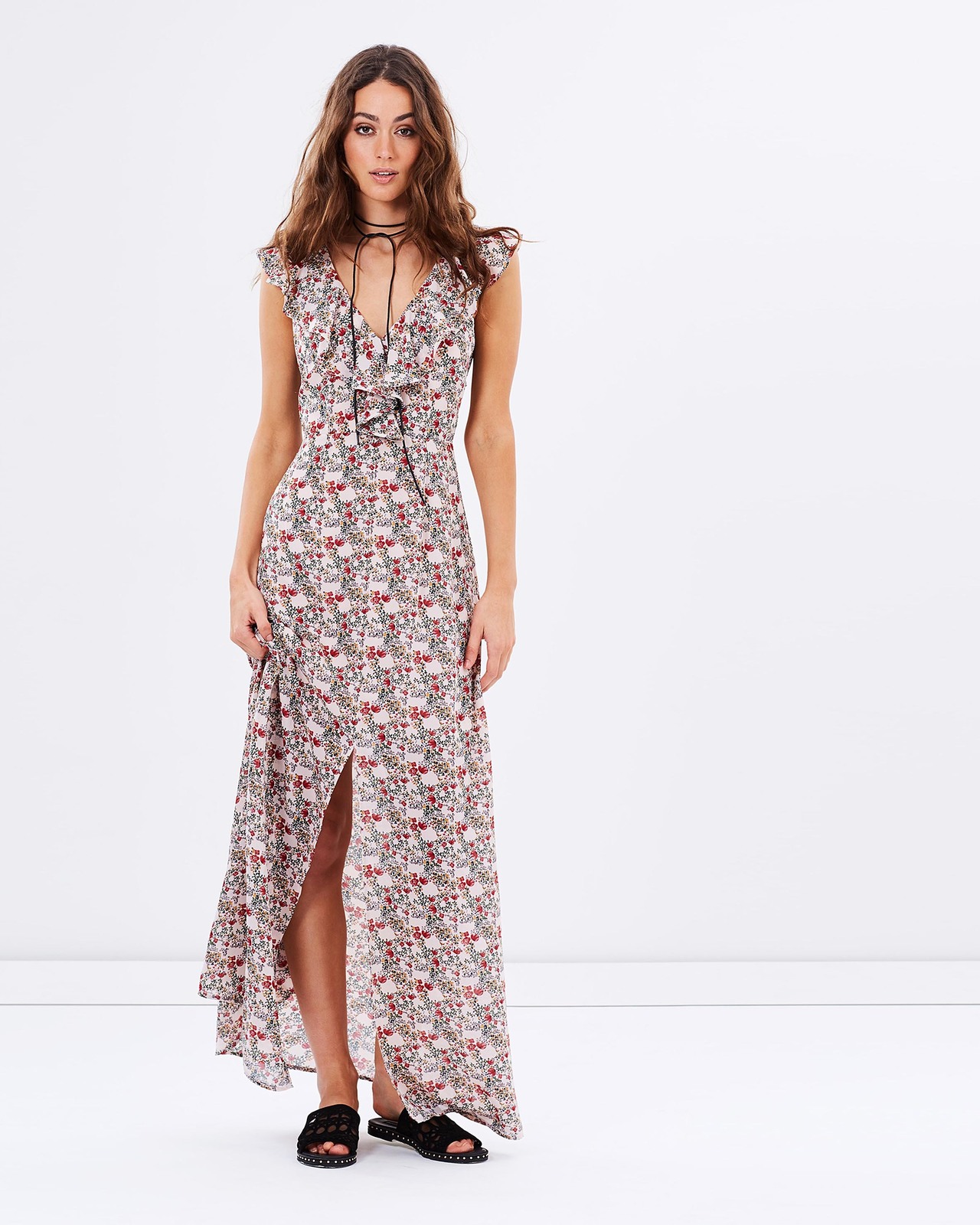 Delight Ruffle Maxi Dress