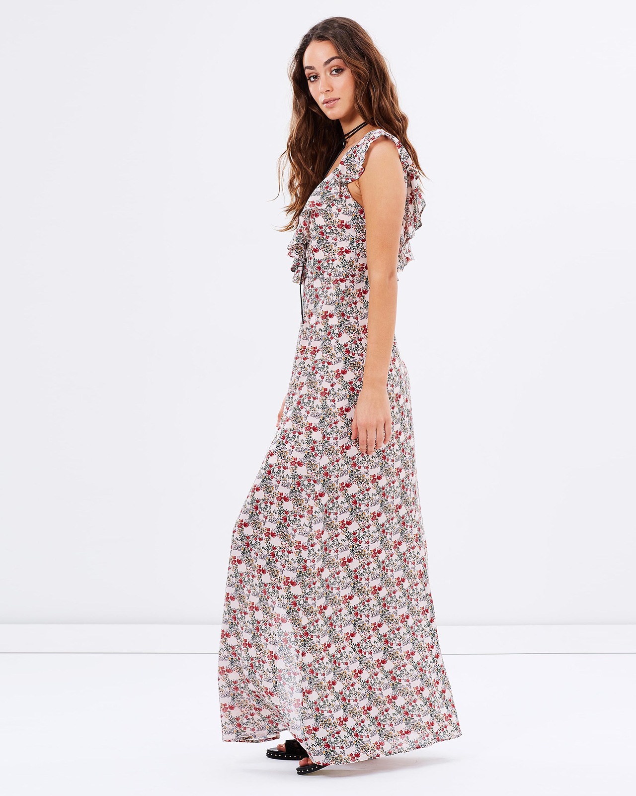 Delight Ruffle Maxi Dress