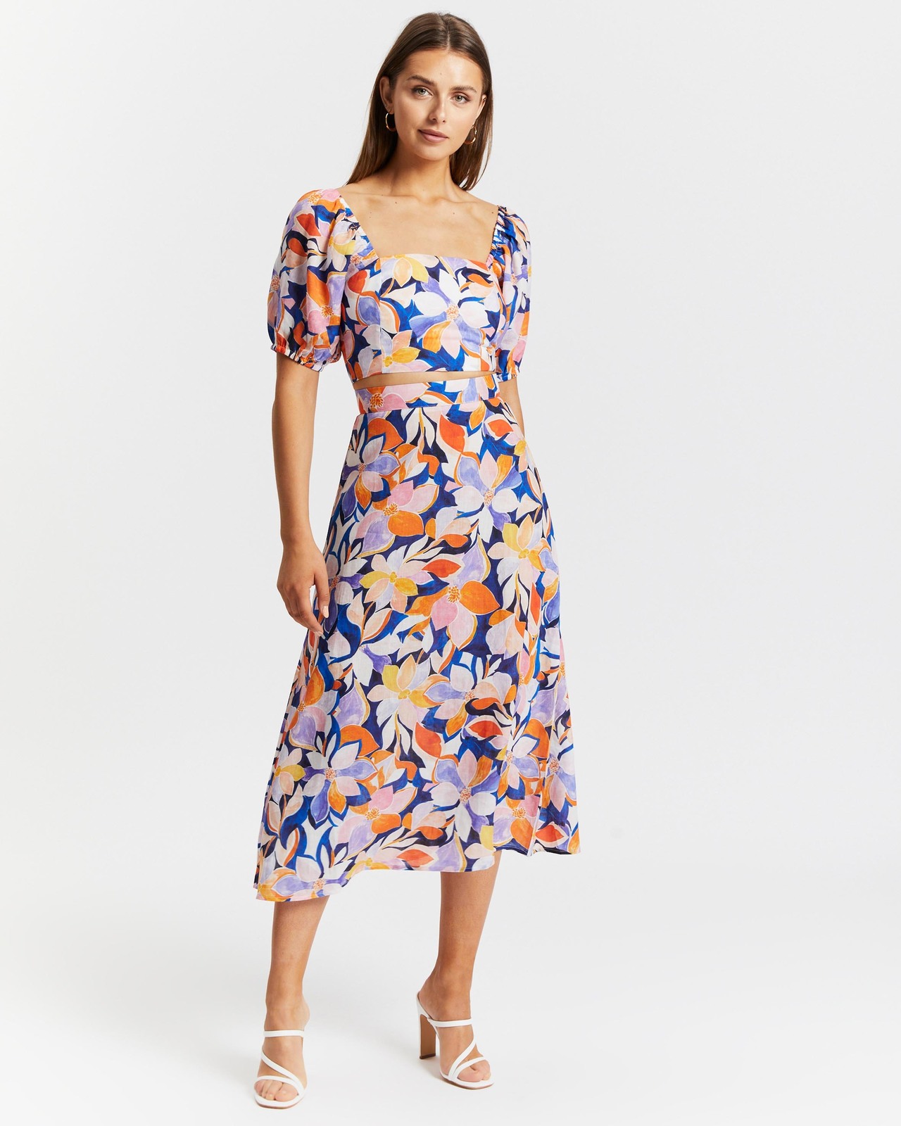 Amaya Ramie Puff Sleeve Top