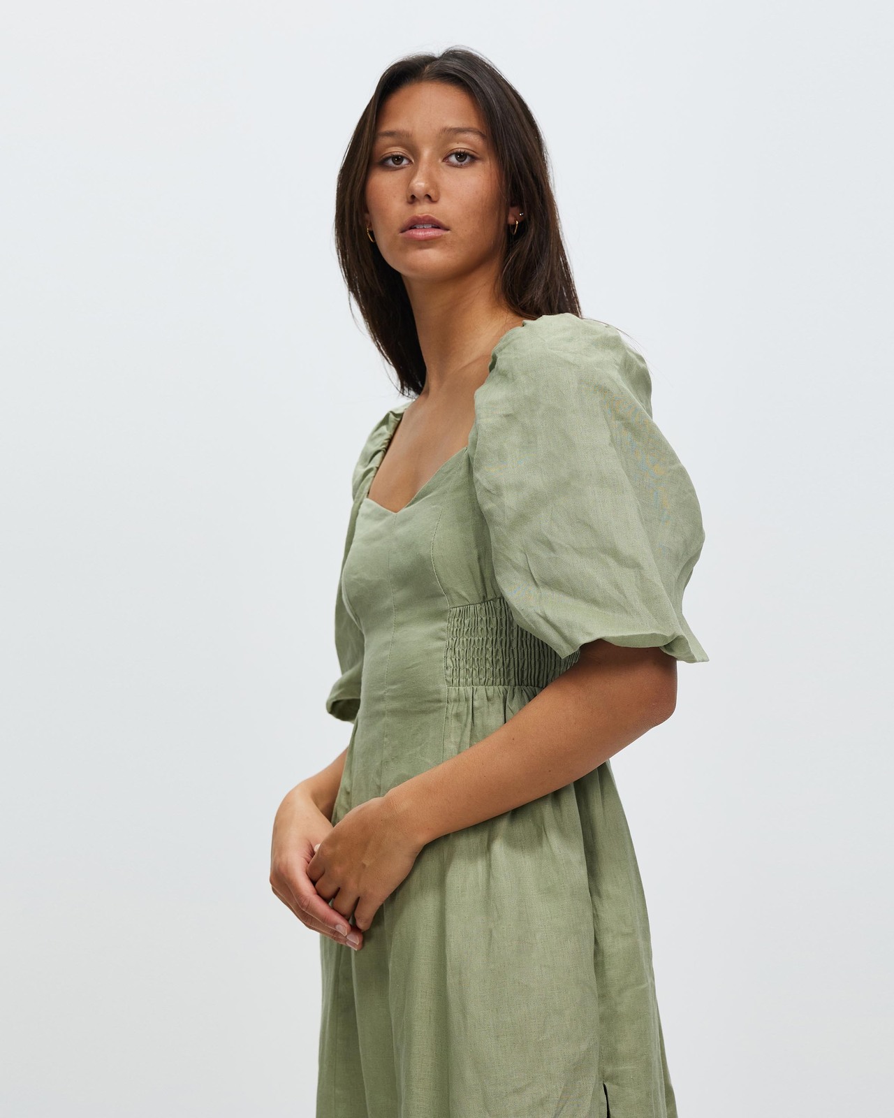 MON RENN Lucent Midi Dress