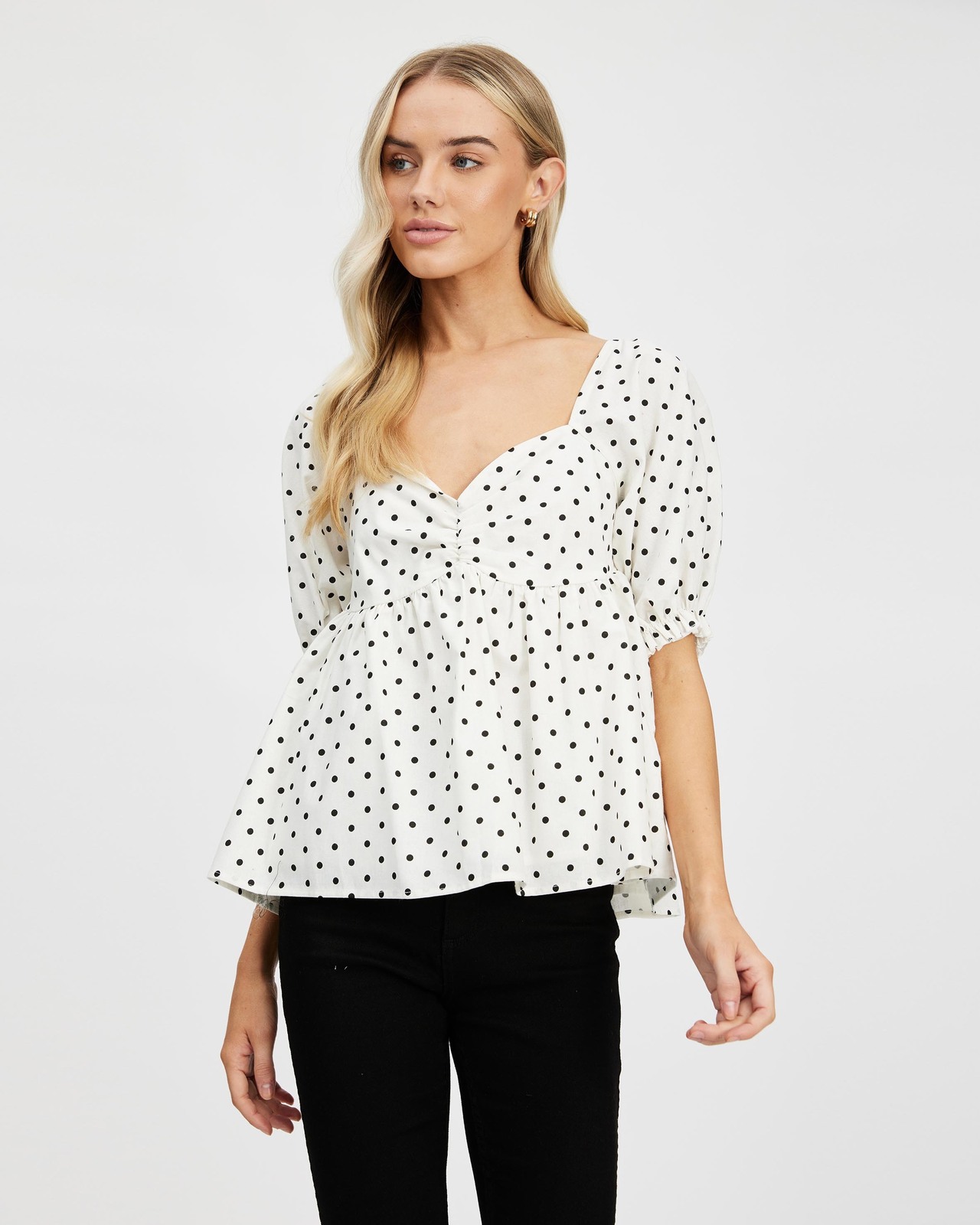 Ophelia Tie Back Cotton Top