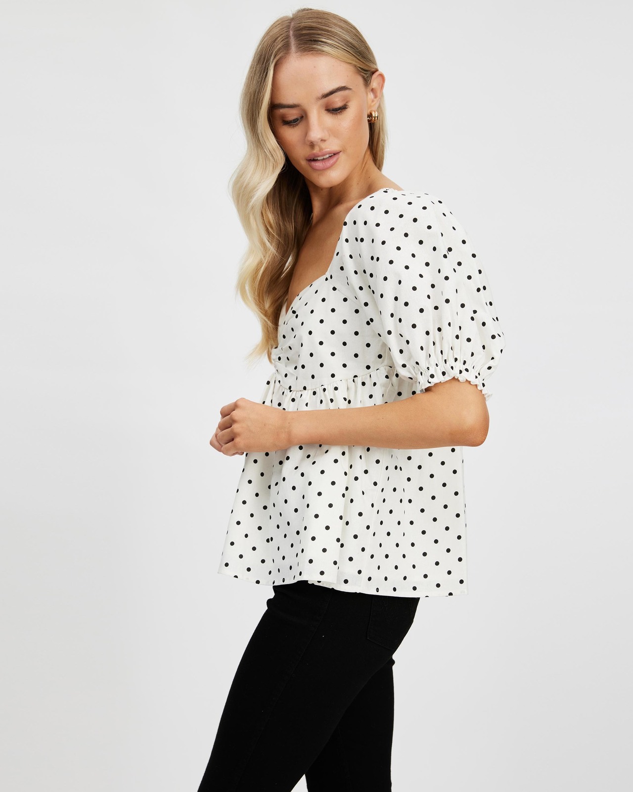 Ophelia Tie Back Cotton Top