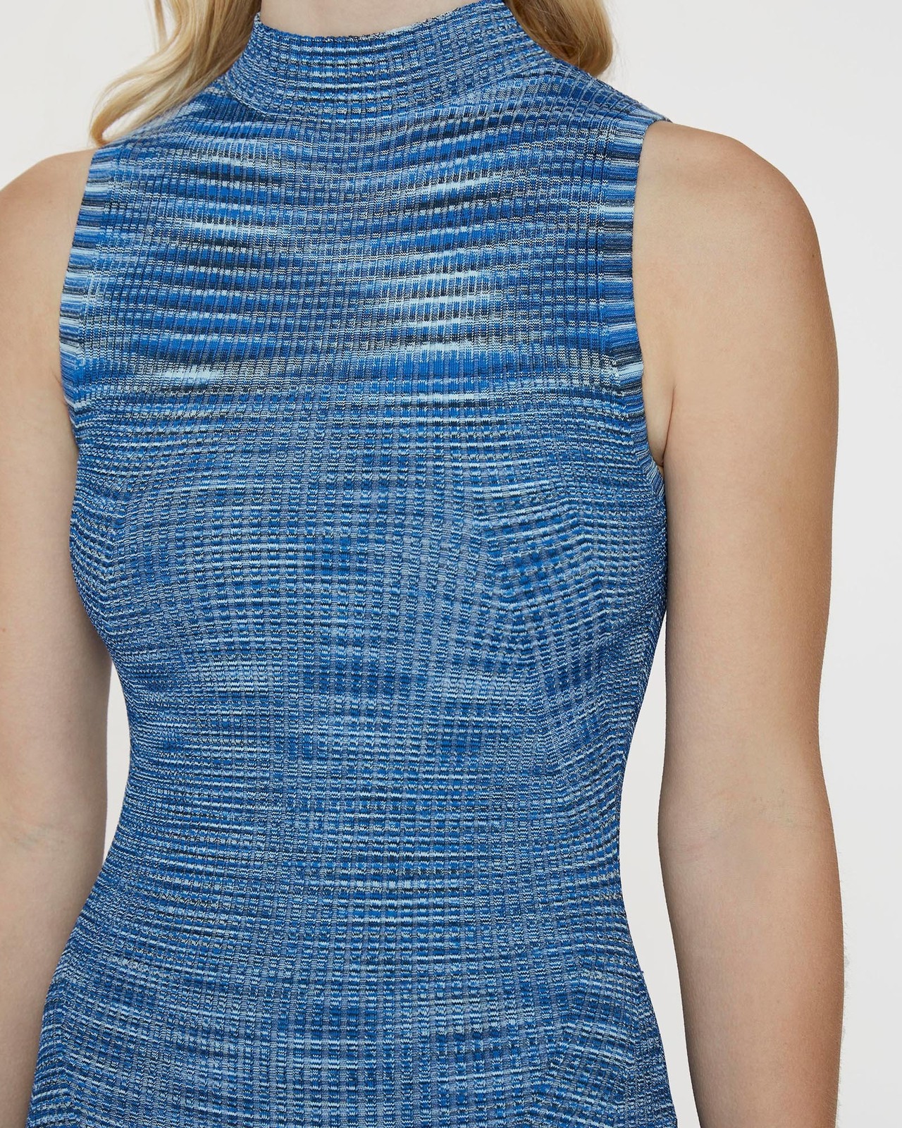 Riley Rib Panel Knit Midi Dress