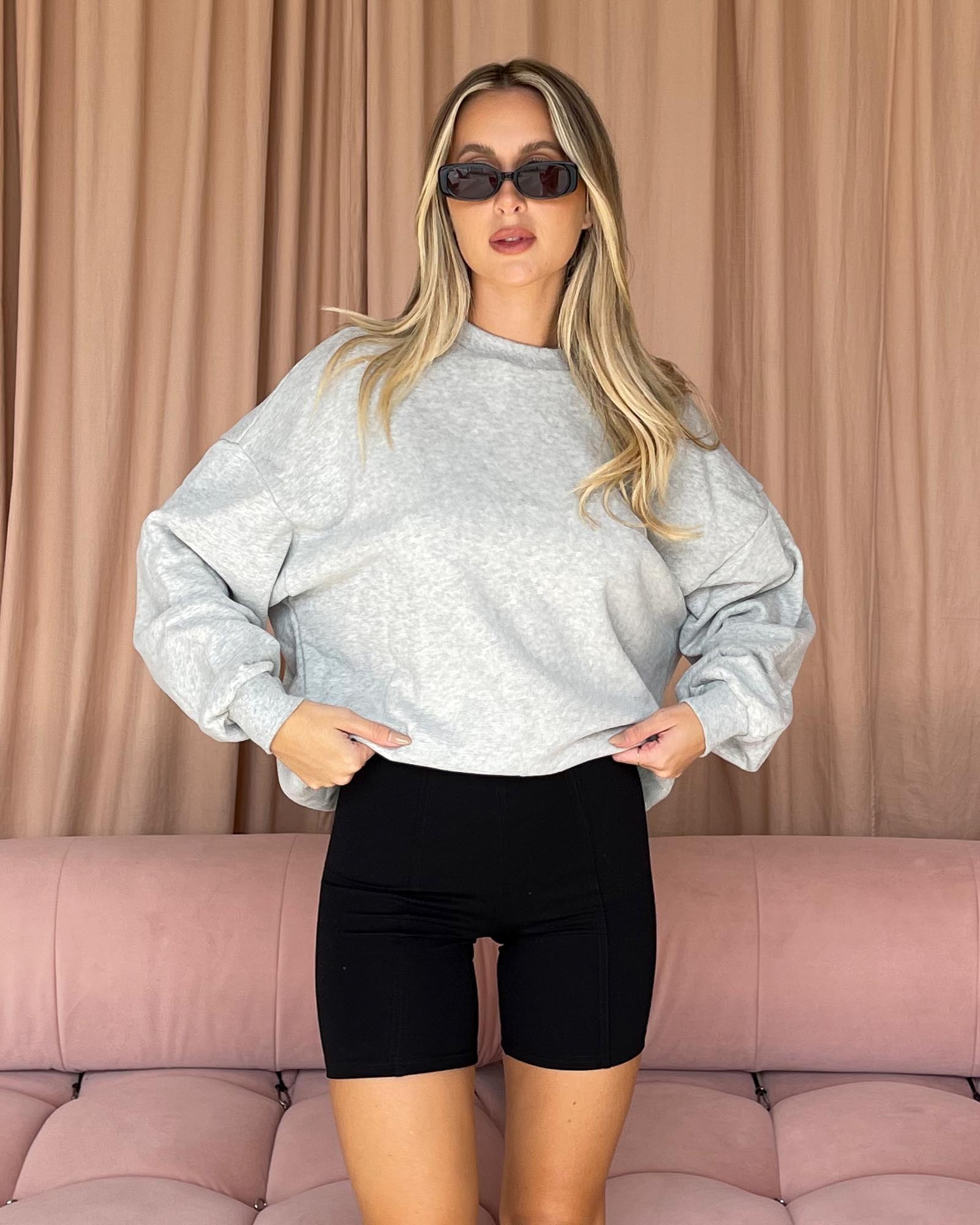 Dazie The Classic Organic Cotton Oversized Sweat Top - AirRobe