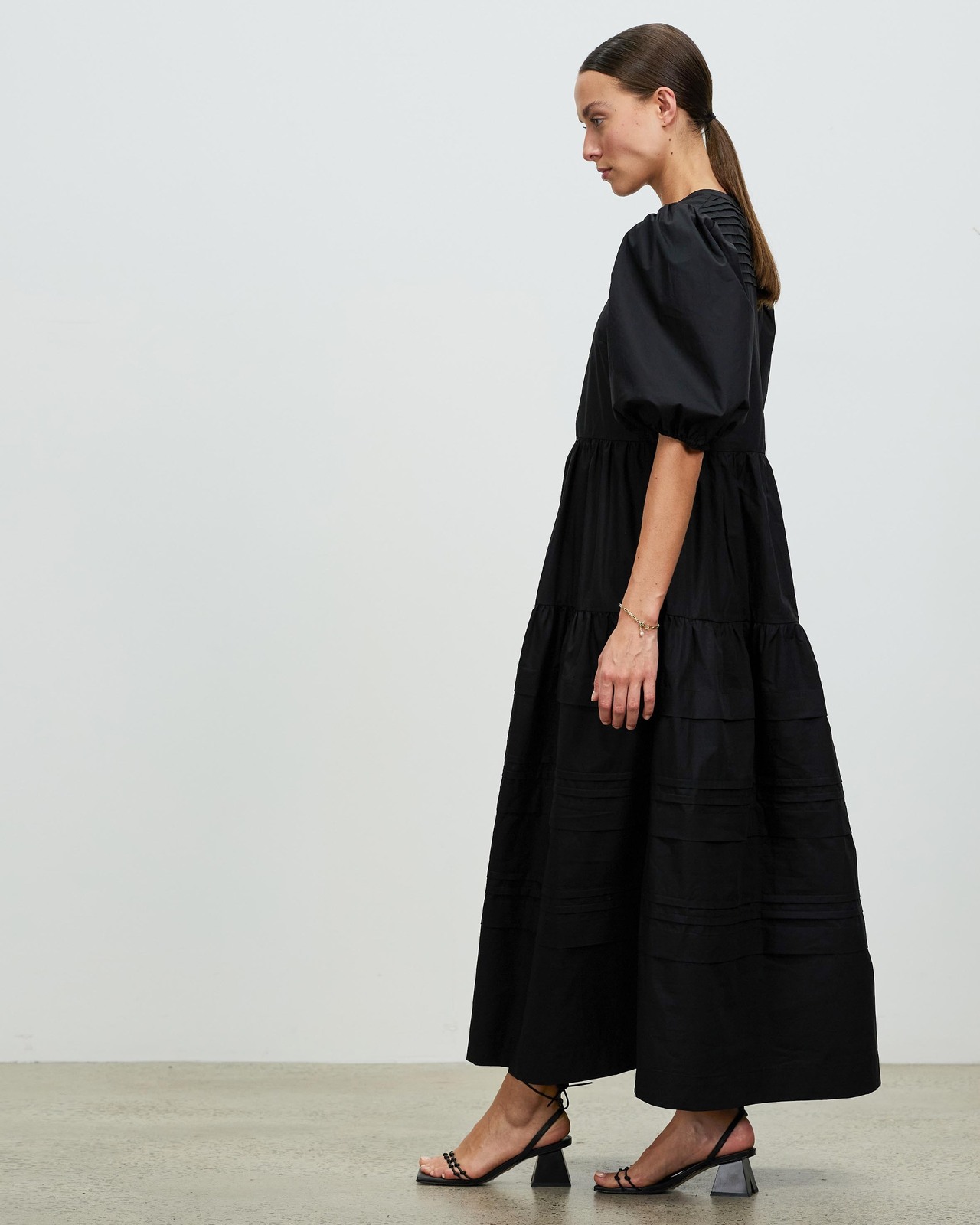 Adara Pleated Midi Dress