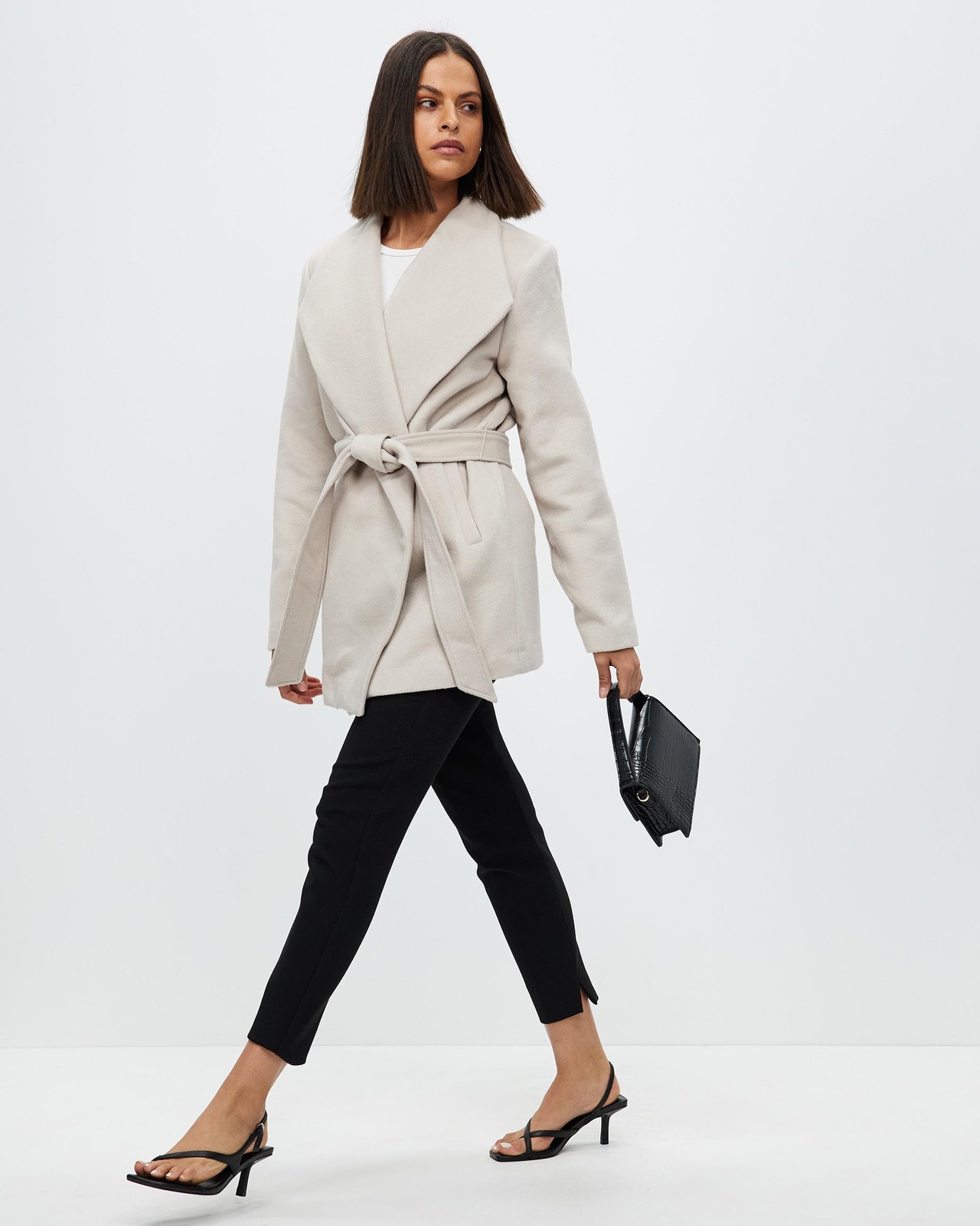 Isiah Wool Blend Coat