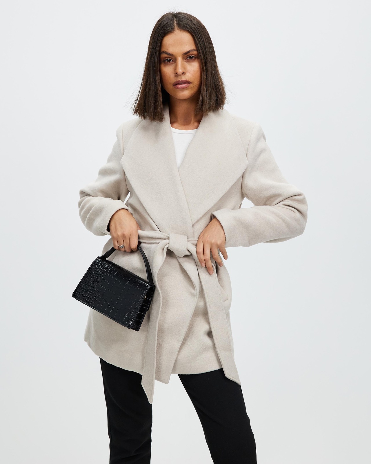 Isiah Wool Blend Coat