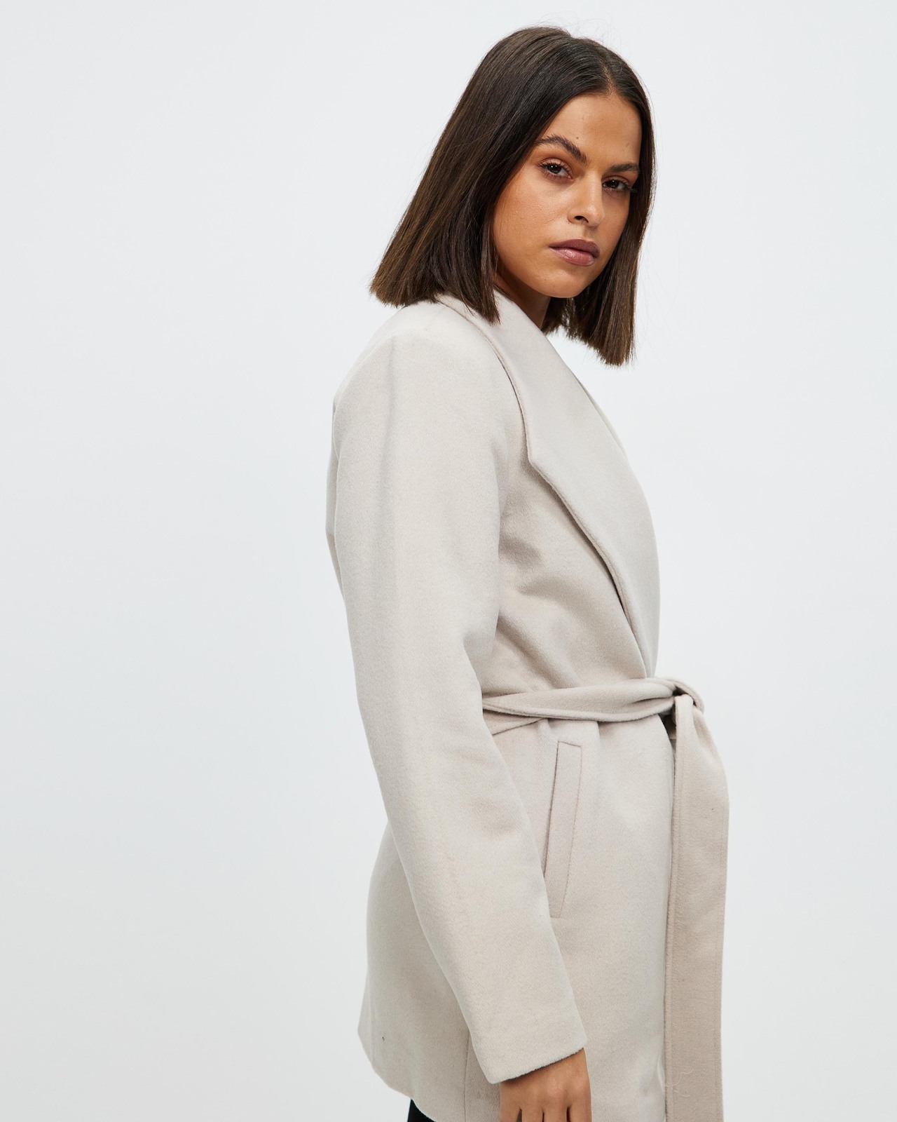 Isiah Wool Blend Coat