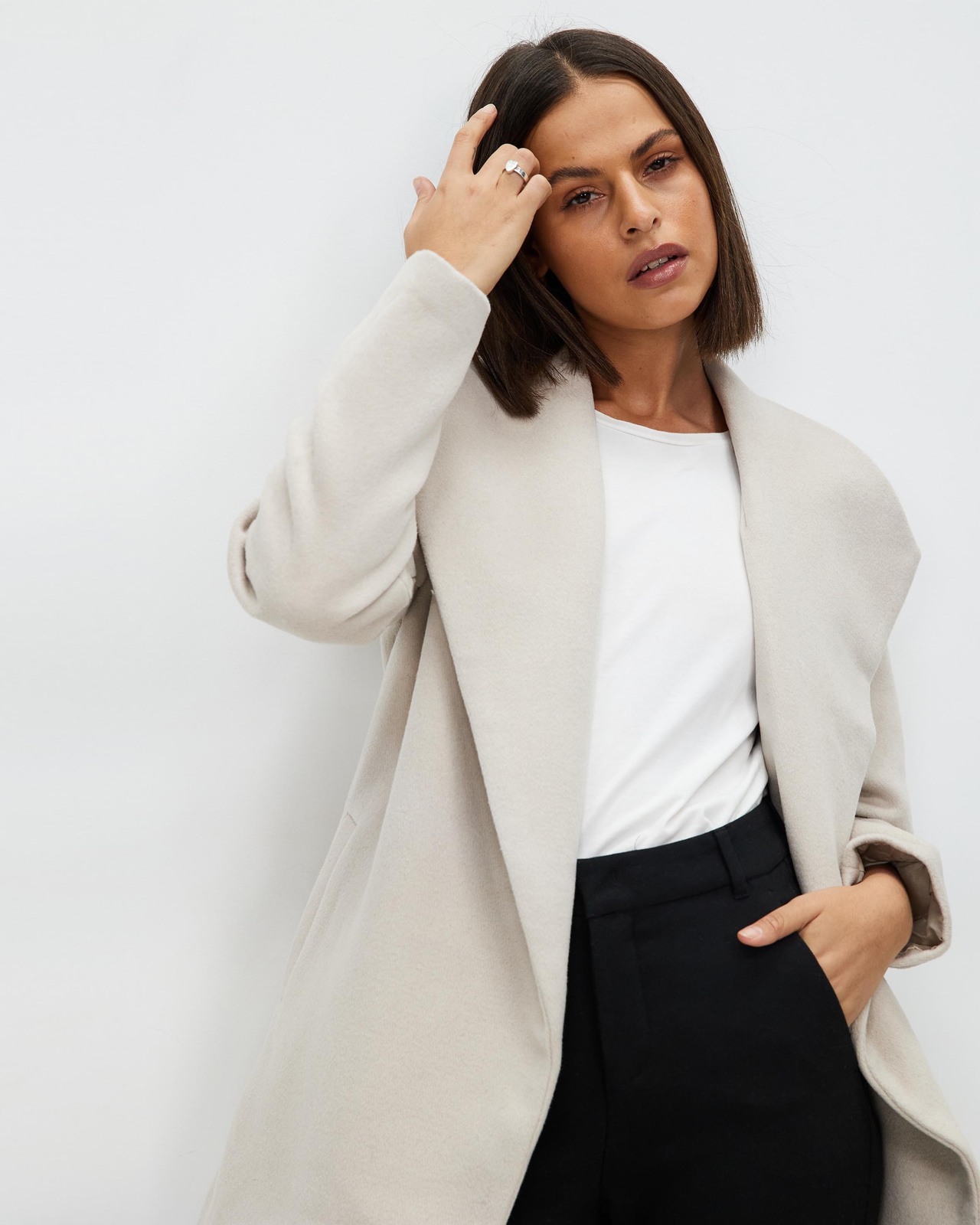 Isiah Wool Blend Coat