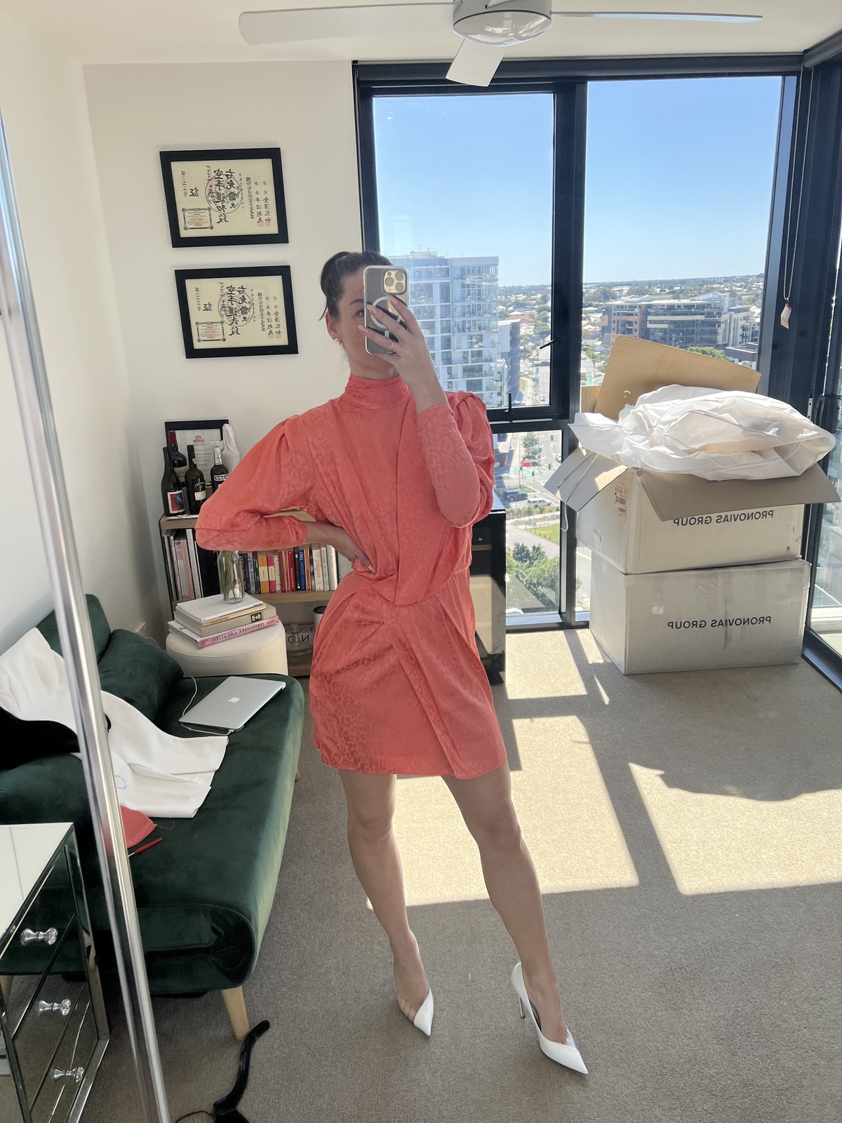 Montana Coral Dress 