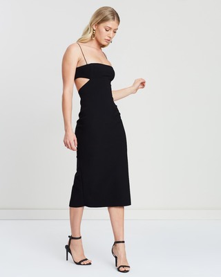 bec and bridge elle cut out midi dress Hire Ella Midi Dress in Iris | Bec and Bridge