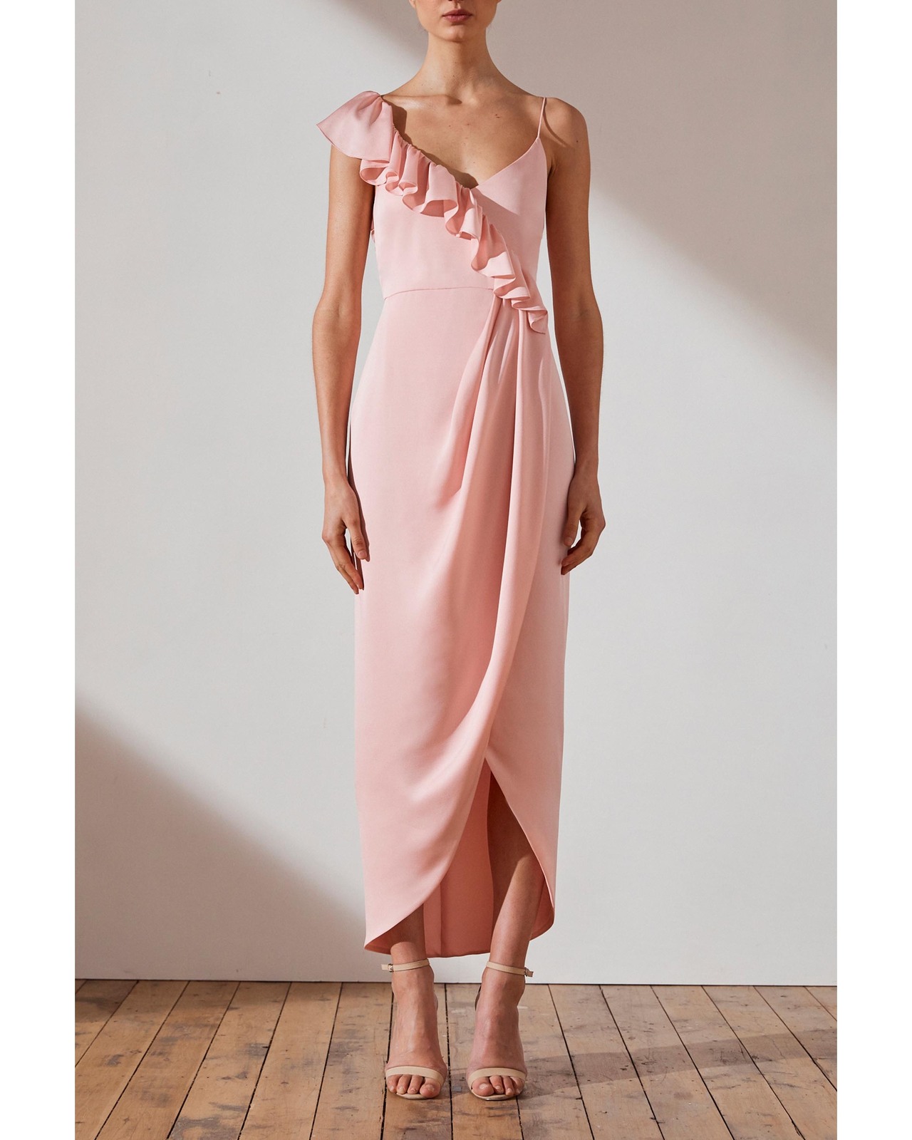 Asymmetrical Frill Dress