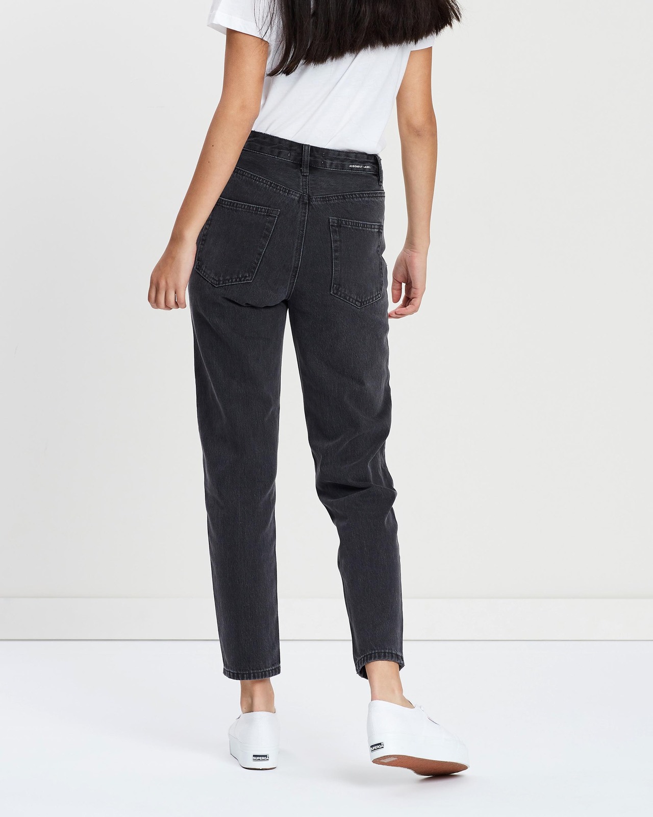High Waist Rigid Jeans