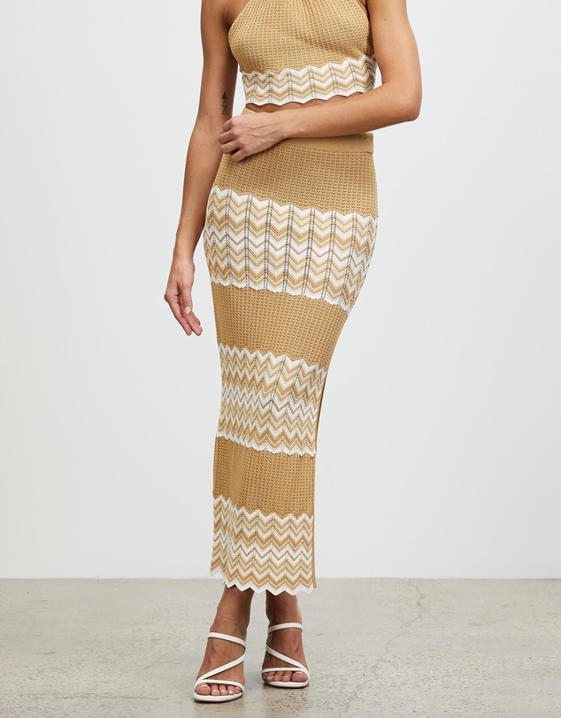 Genova Knitted Maxi Skirt Size 6