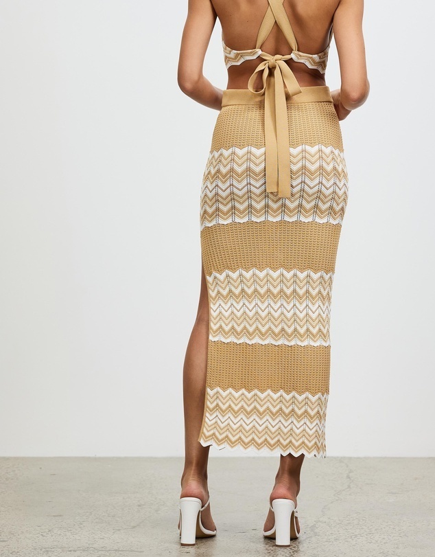 Genova Knitted Maxi Skirt Size 6