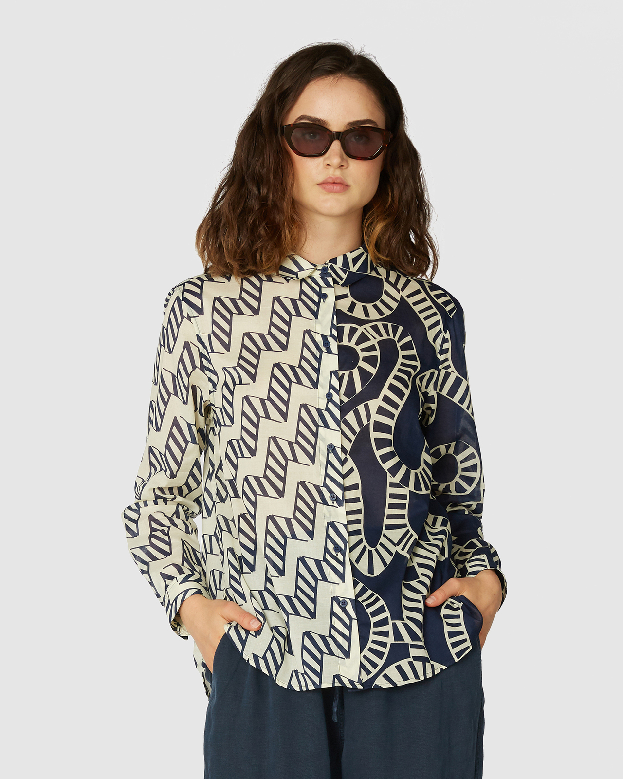 Aquarius Splice Shirt