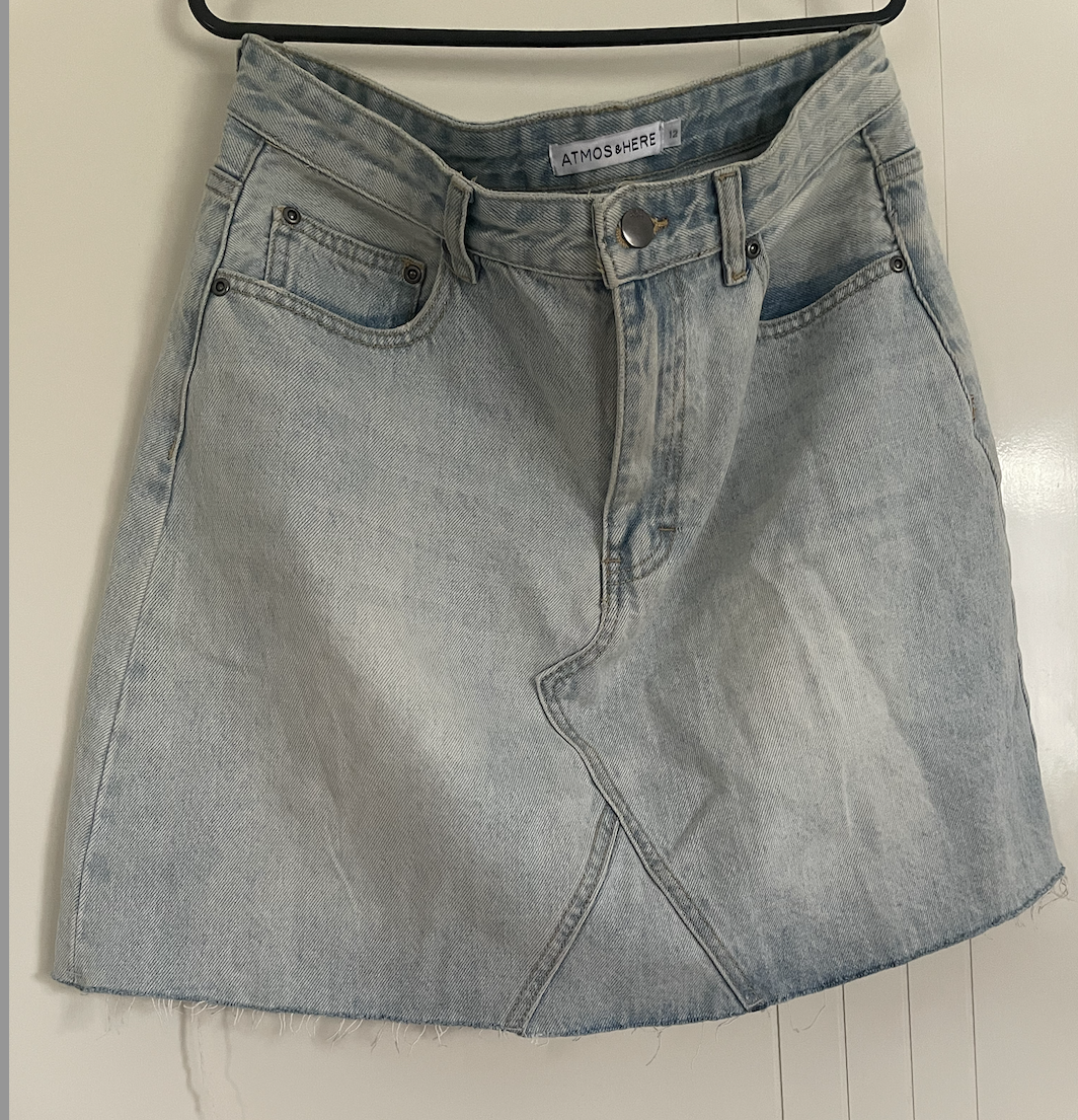 Denim Mini Skirt