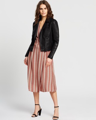 Vero Moda Sandi Faux Leather Jacket - AirRobe