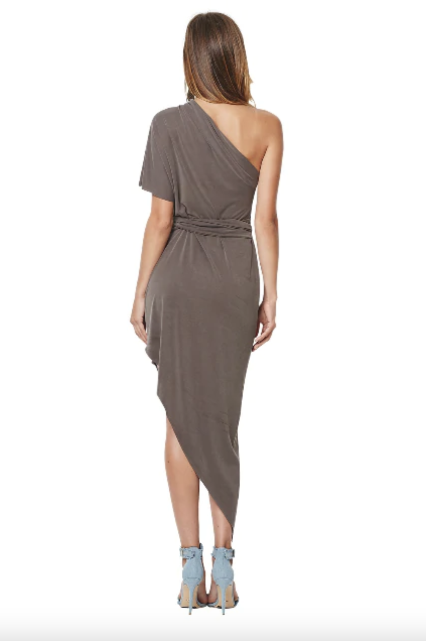 Sandlewood Tie Dress in Fawn