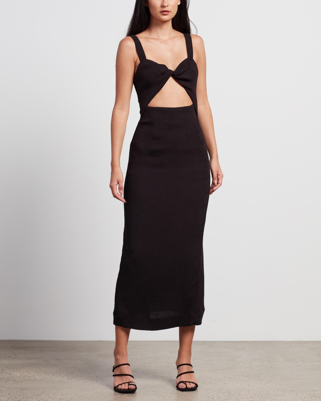 Shona Joy Simone Fitted Cut Out Midi Dress - AirRobe
