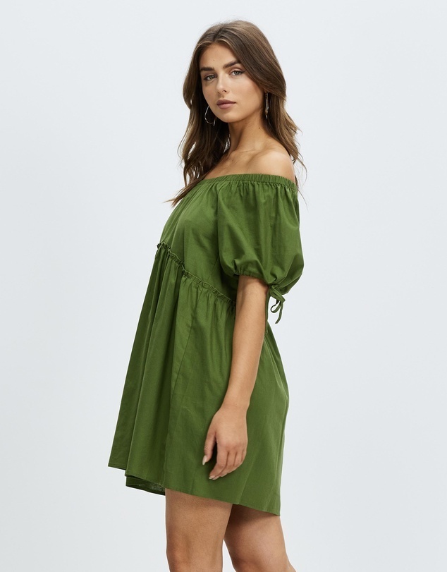 Ophelia Puff Sleeve Mini Dress