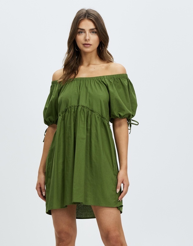 Ophelia Puff Sleeve Mini Dress