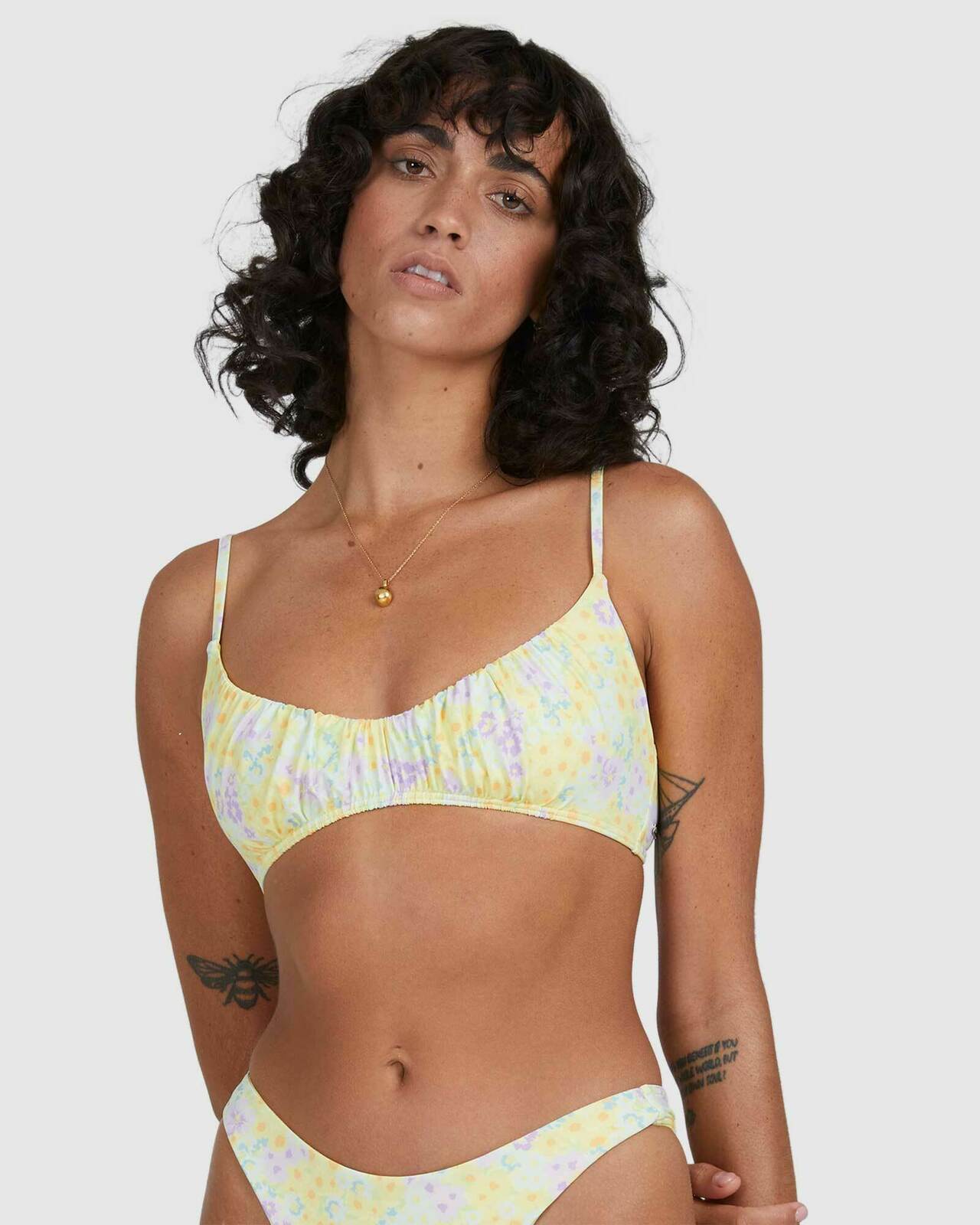 Tempest Gathered Bralette Bikini Top
