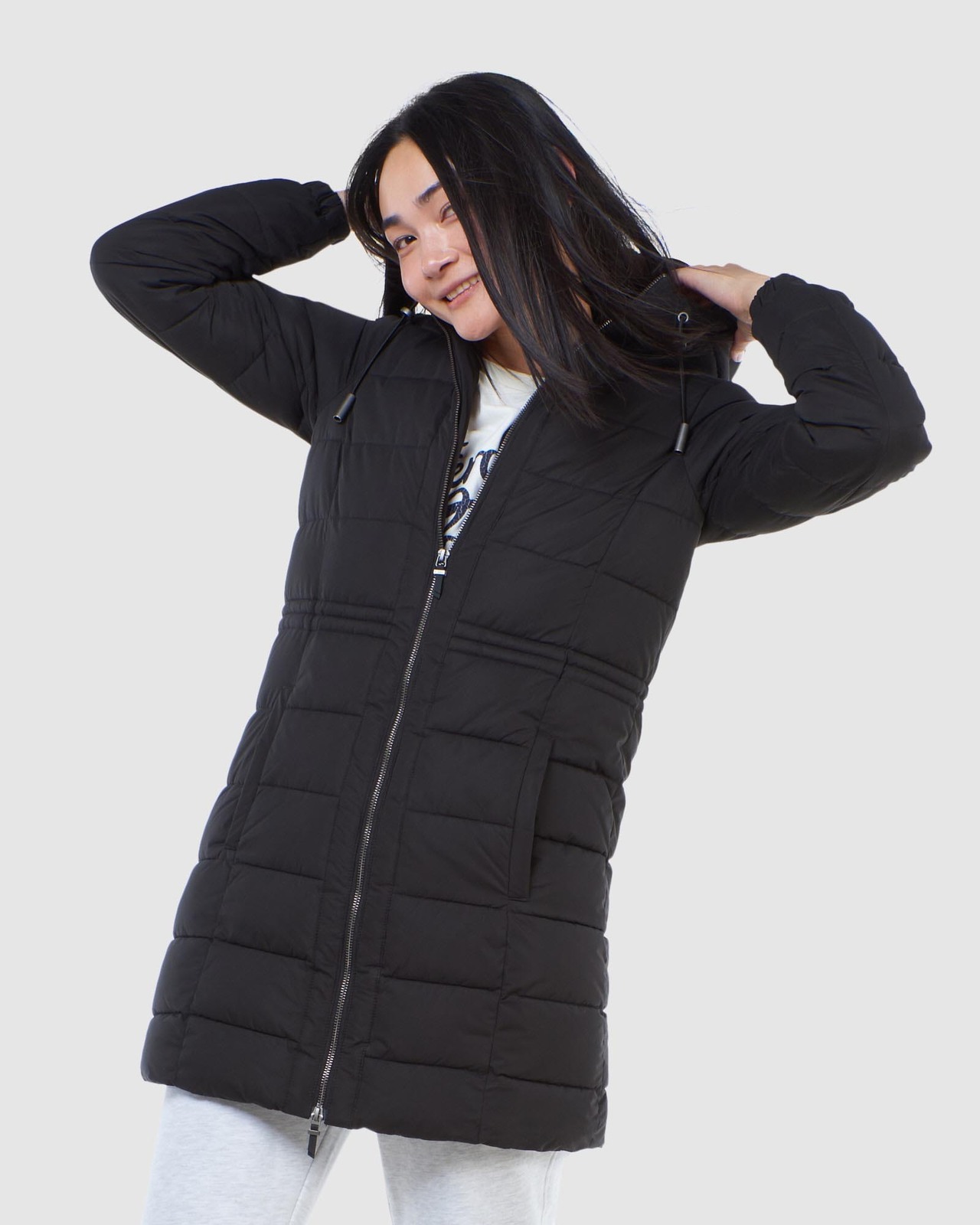 Longline Boston Microfibre Coat - AirRobe