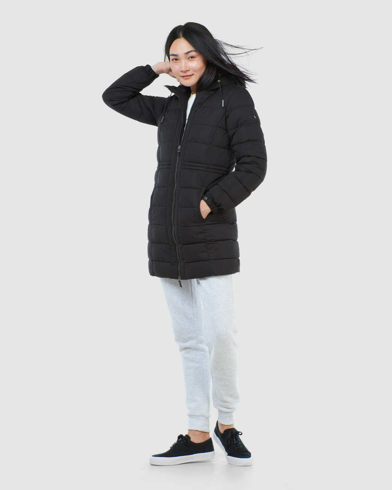 Longline Boston Microfibre Coat - AirRobe
