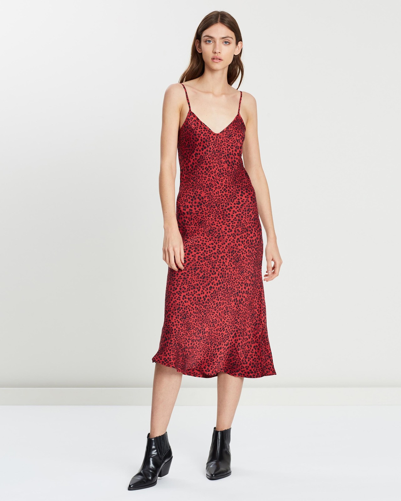 silk laundry leopard dress Laundry By Shelli Segal Brown Leopard Silk Dress - M