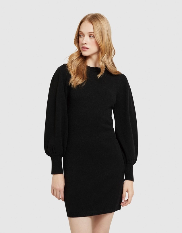 Olsend Wide Sleeve Mini Knit Dress