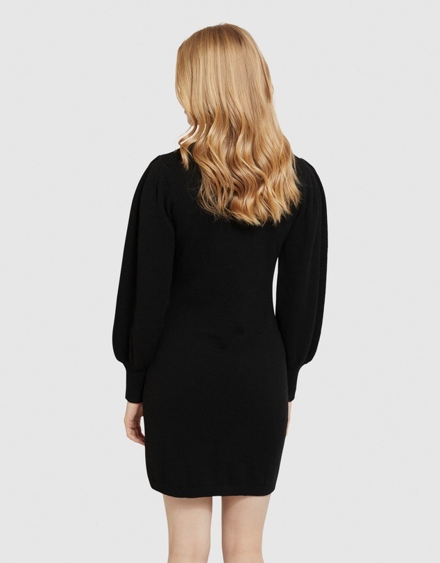 Olsend Wide Sleeve Mini Knit Dress
