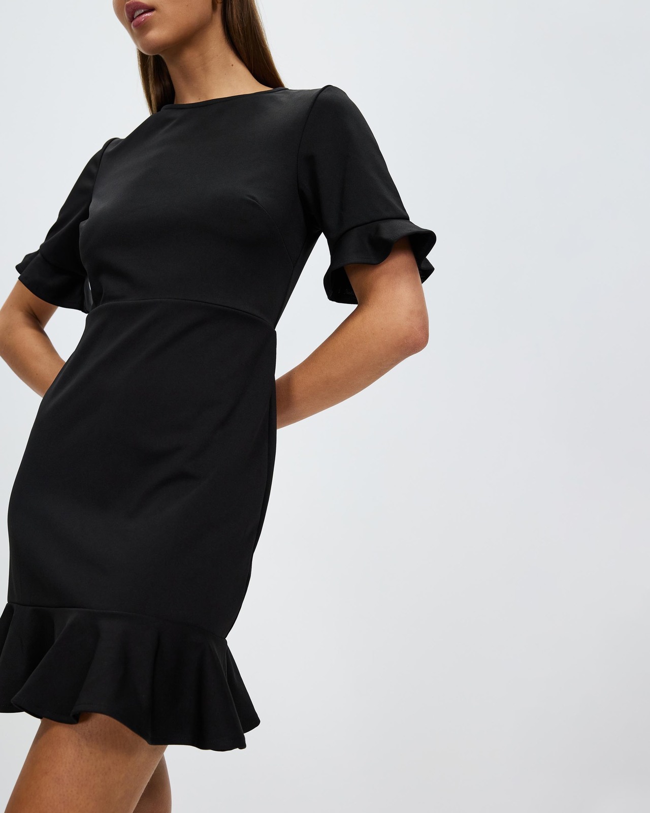 Cora Ruffle Mini Dress