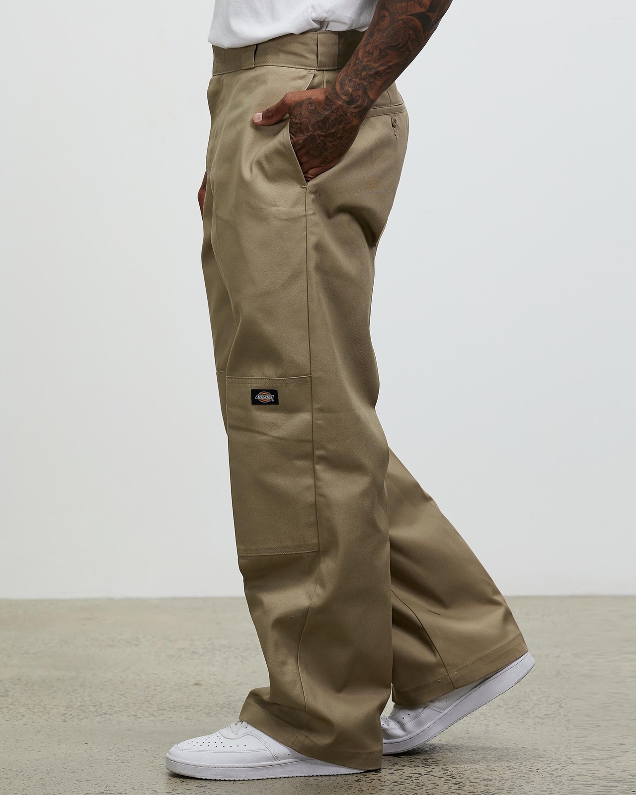 85-283 Loose Fit Double Knee Pants