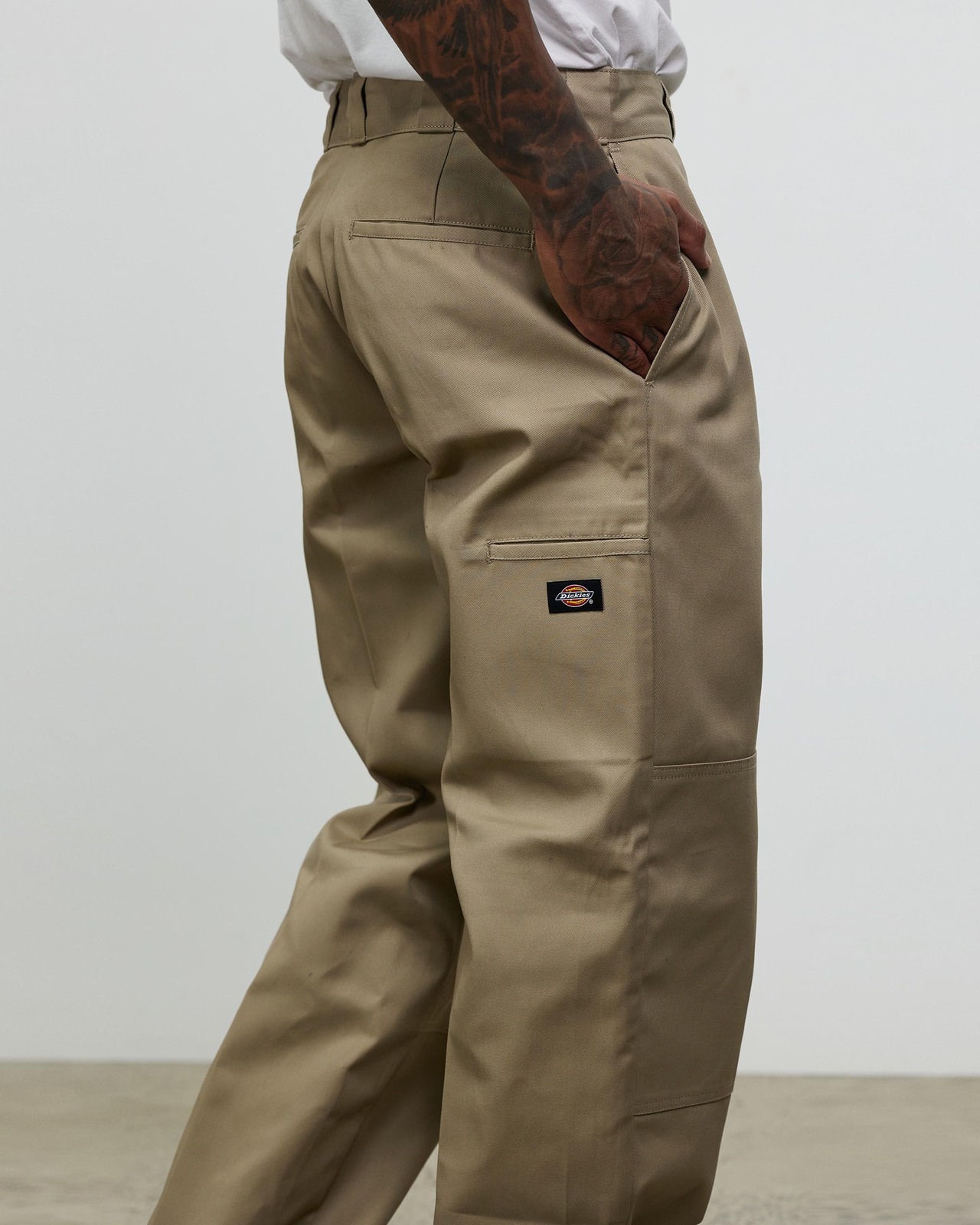 85-283 Loose Fit Double Knee Pants