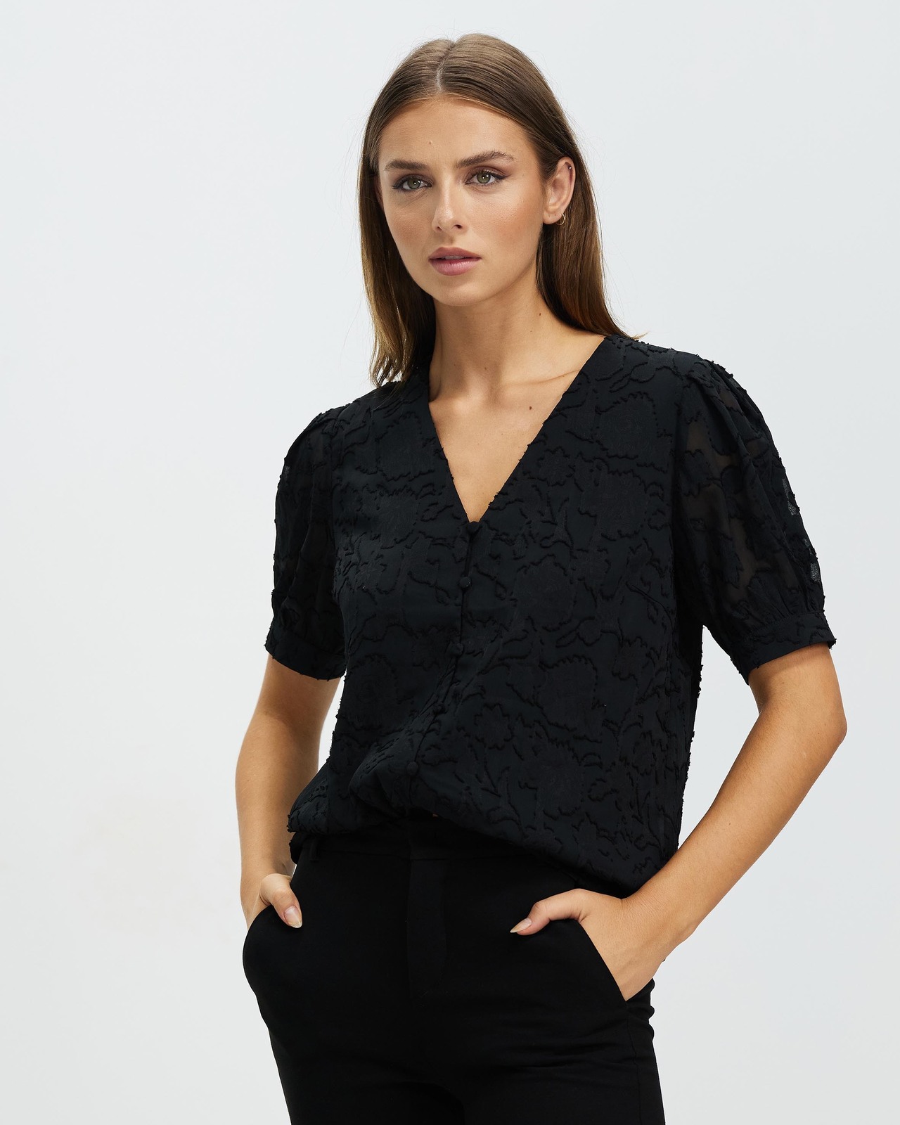 Danni Burnout Blouse