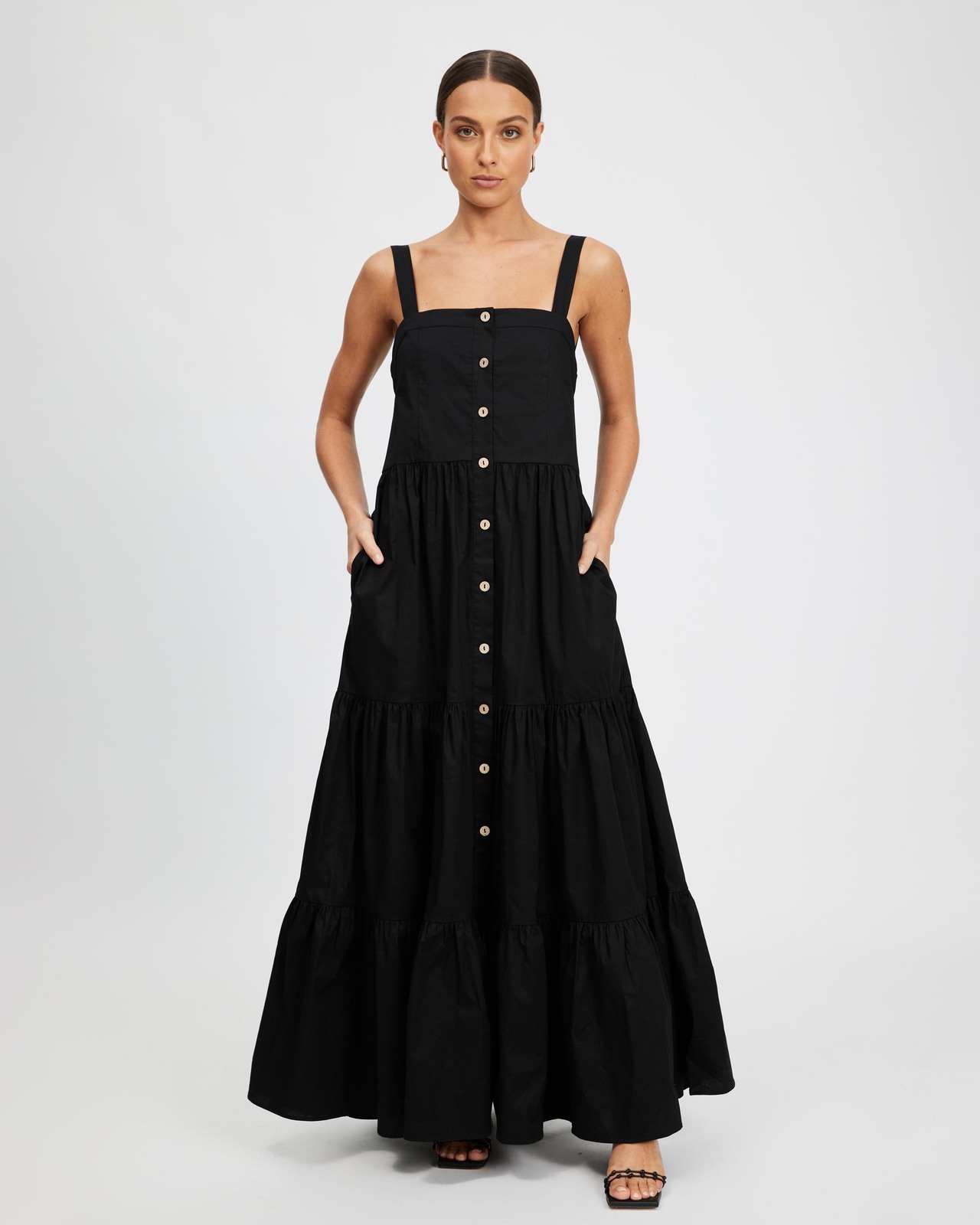 Aruba Tiered Midi Dress