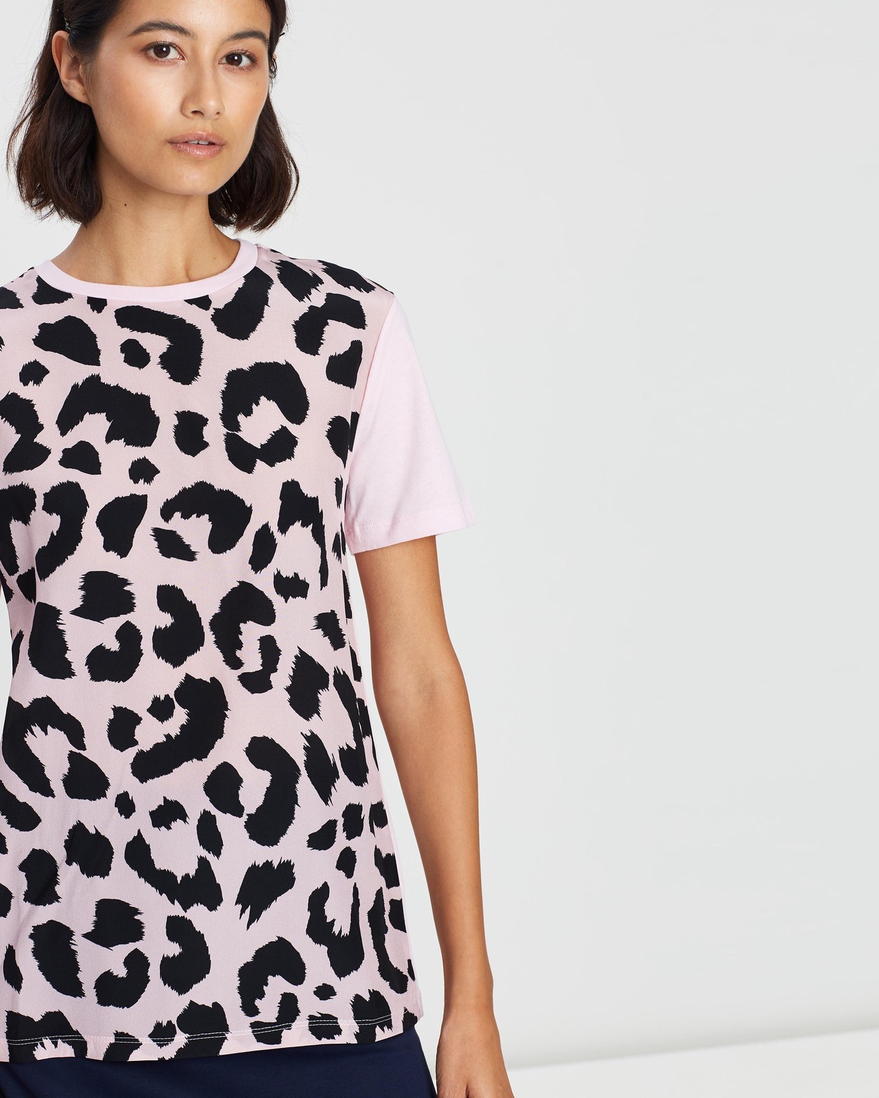 Leopard Panel T-Shirt