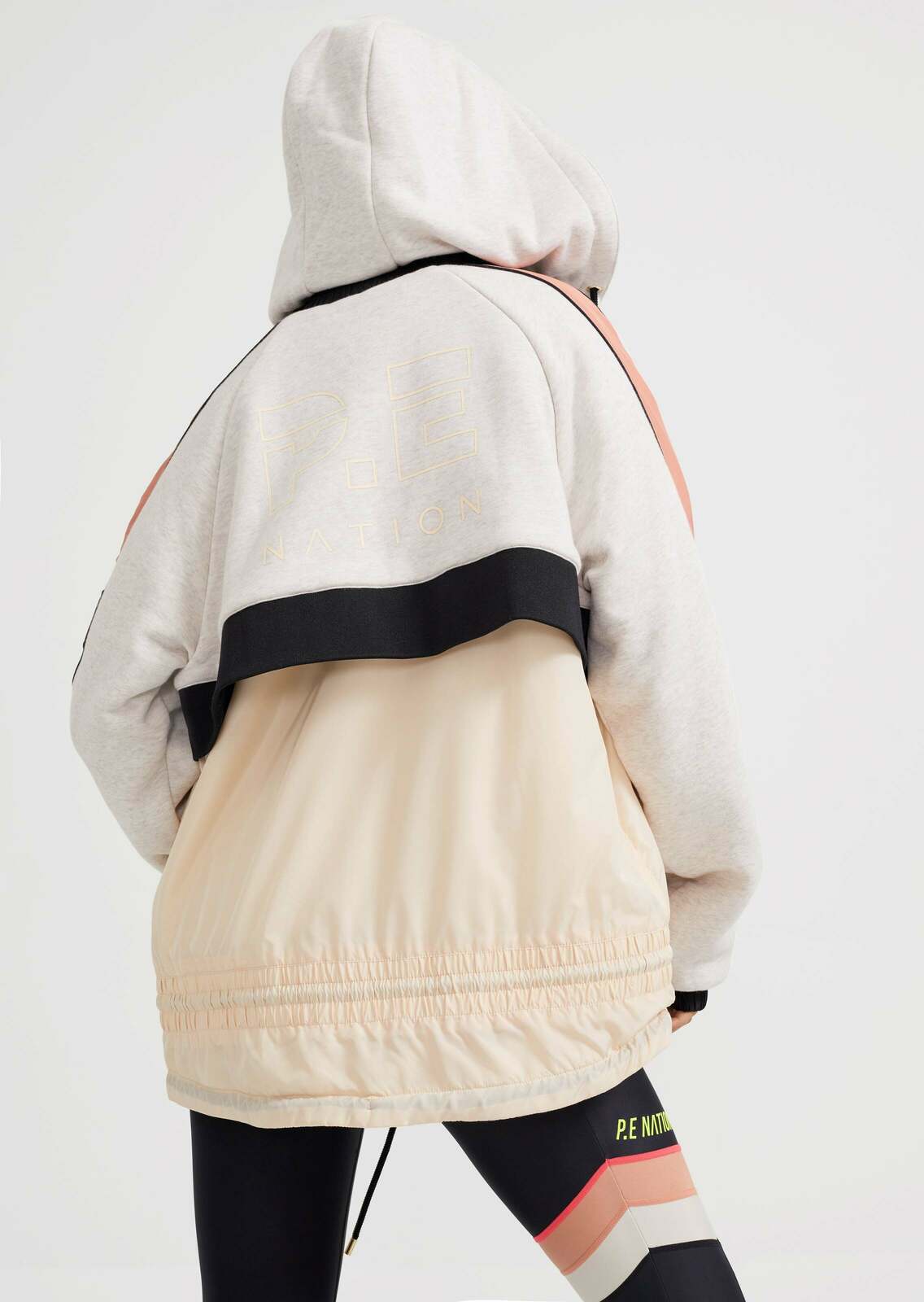 P.E Nation MAN DOWN JACKET FLEECE IN GREY MARL AirRobe